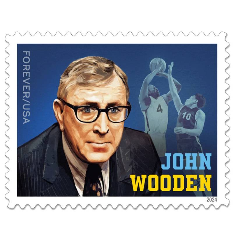 2024 U.S Forever Stamps   John Wooden