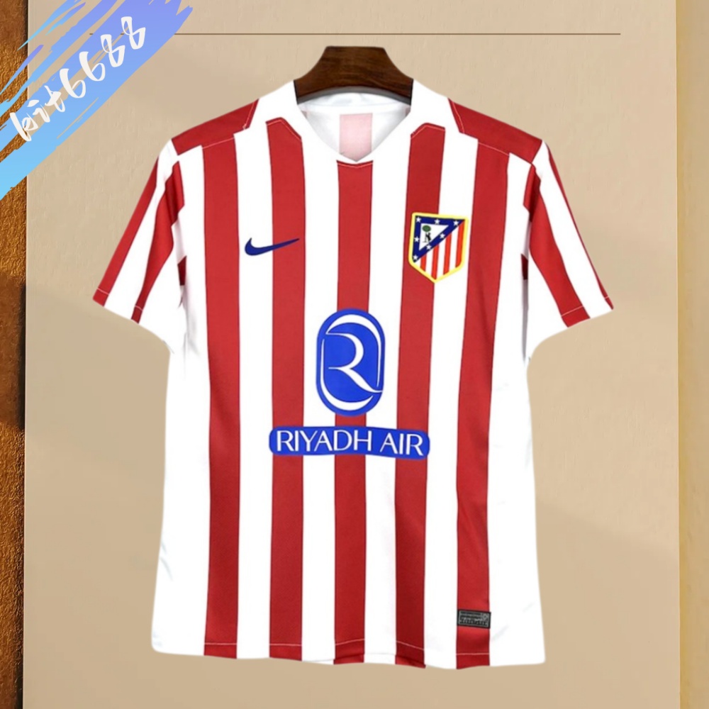 2025/2026 Atletico Madrid Home Football Shirt （Fan Edition）