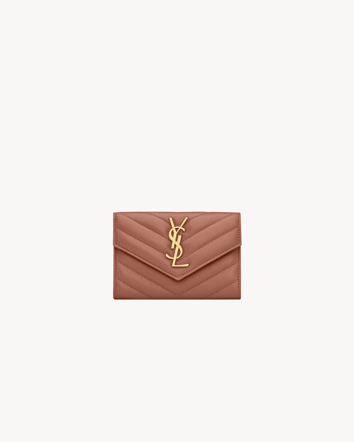 cassandre wallet in lambskin BARELY PINK