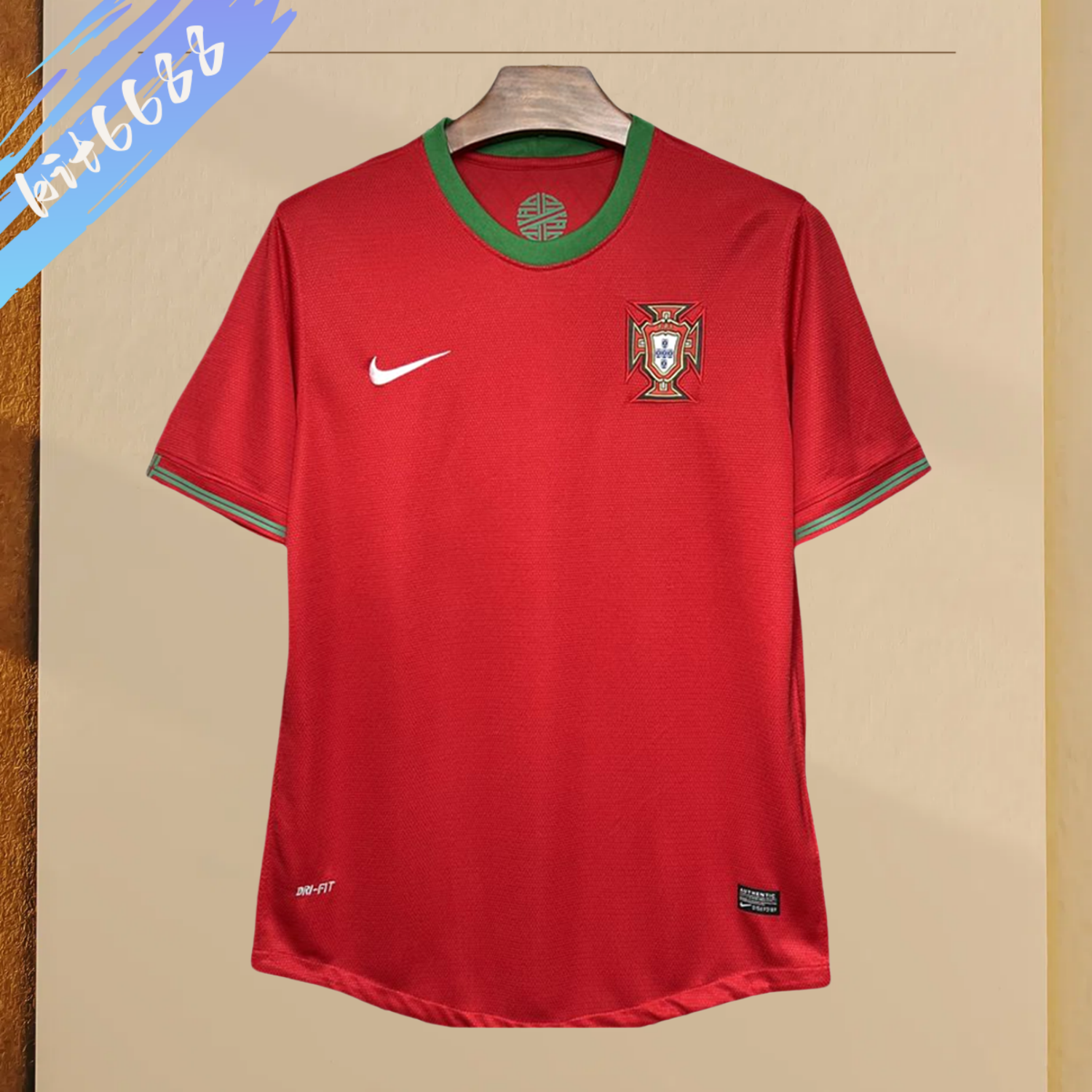2012 Portugal Home Retro Football Shirt