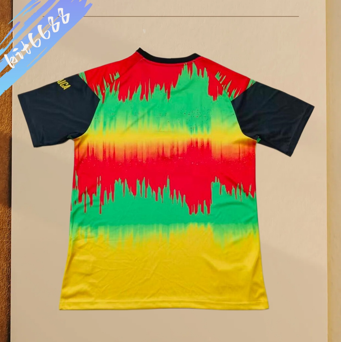 2026 Jamaica yellow Matchblack Football Shirt (Fans version)