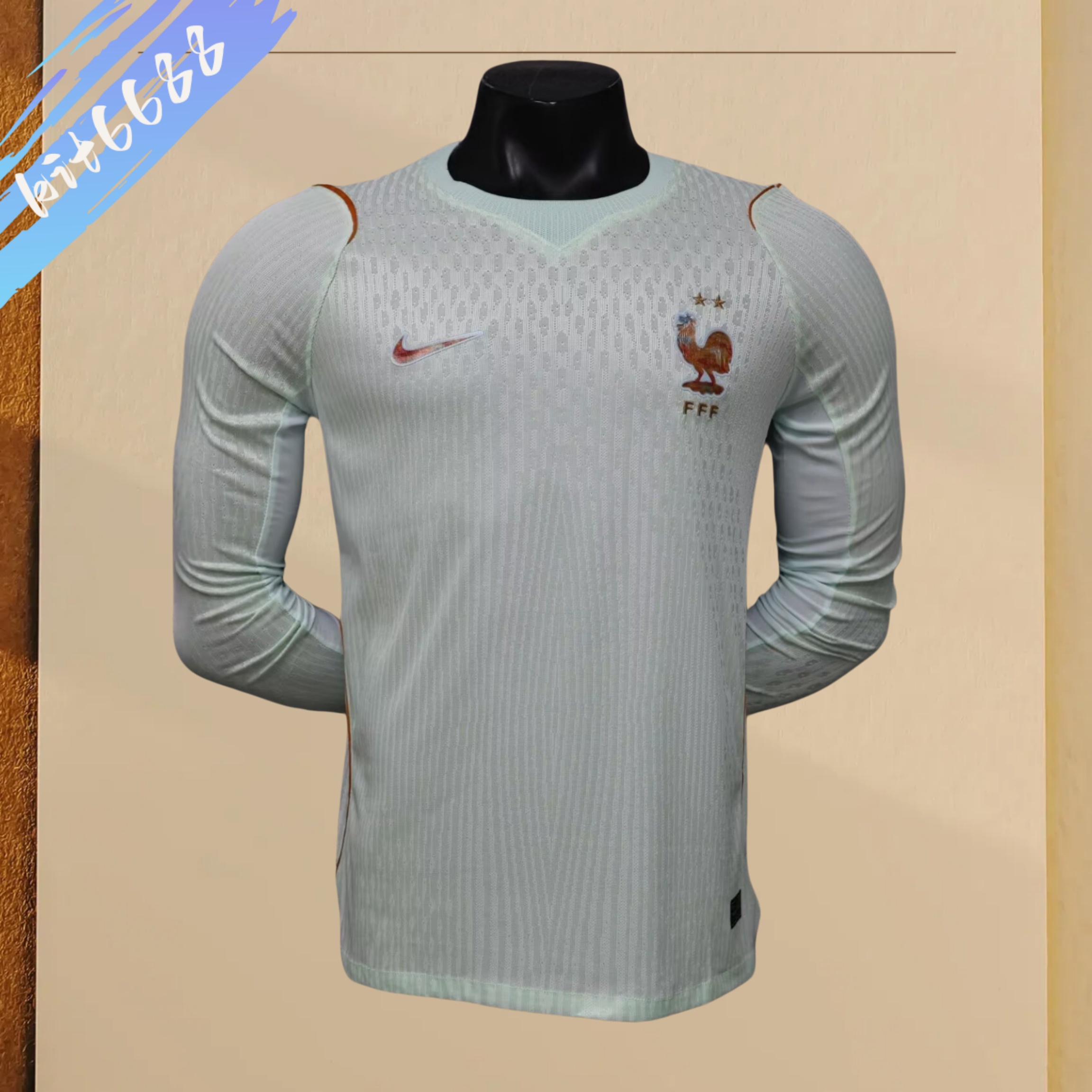 26/27 France Away long sleeves Football Shirt (Player Edition)