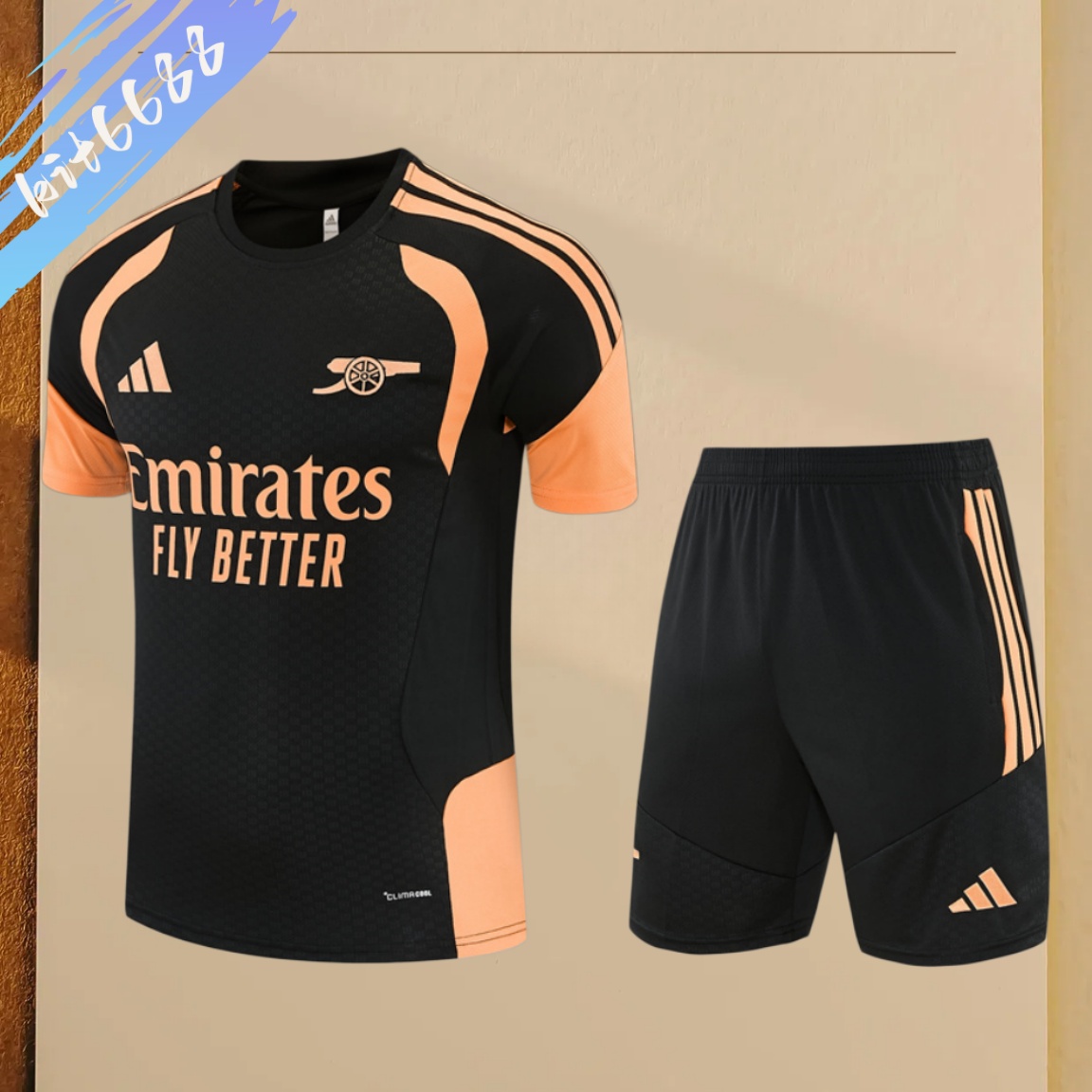 26/27 Arsenal Short sleeved Training Suit (Adult Kids socks)