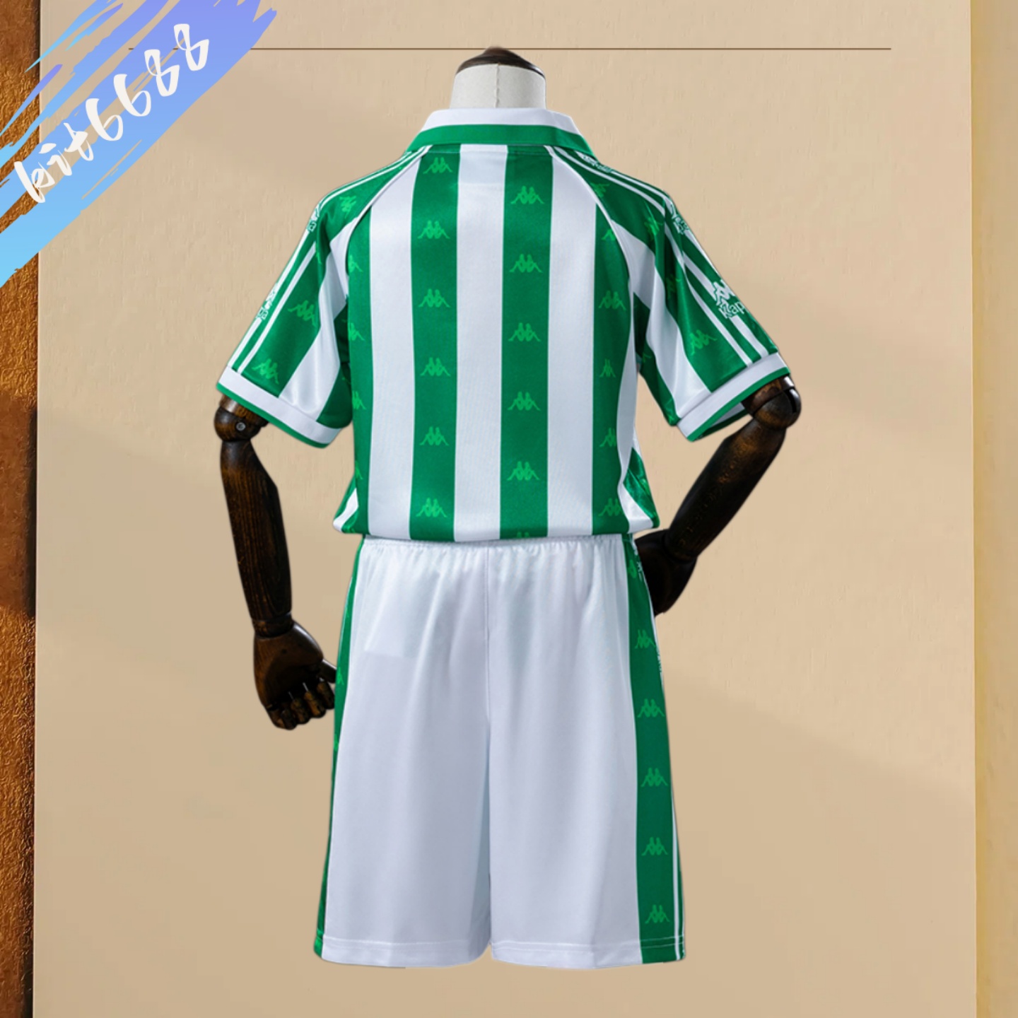1995/1997 Real Betis home  Retro Football Shirt ( Kids Kit )