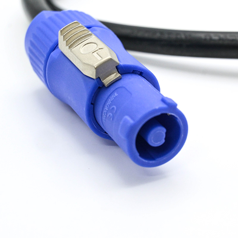 1m Powercon Cable 3x2.5mm² TR229-1-BLK