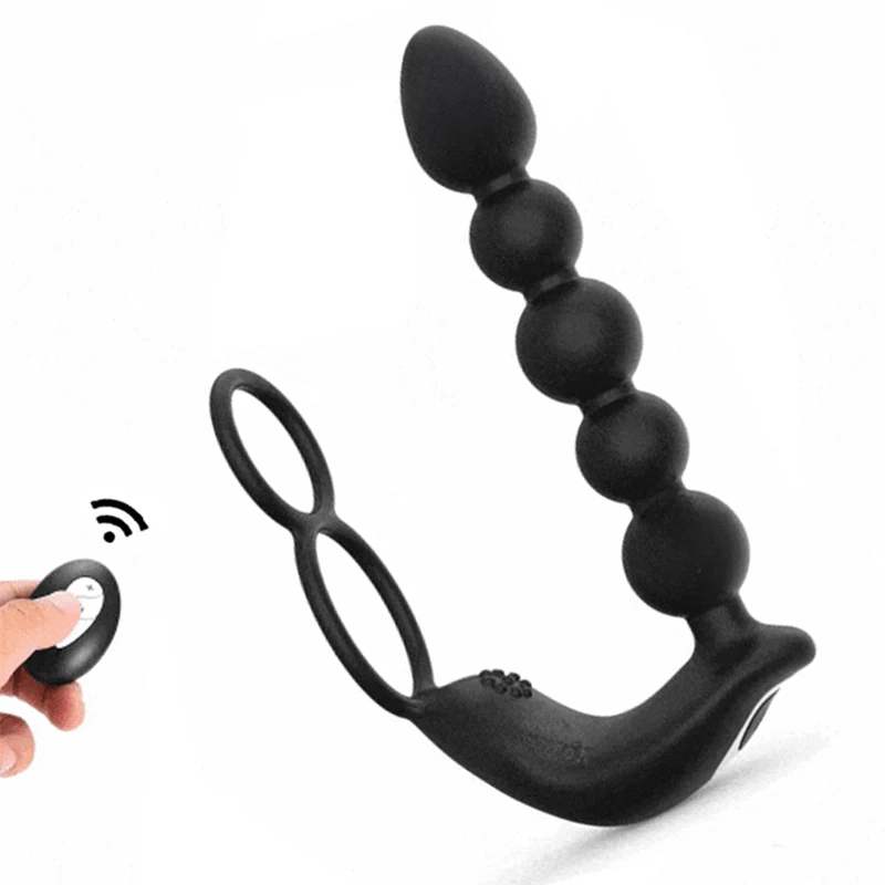 Mlovexy - Butt Plug Anal Penis Ring Rechargeable Prostate Massager