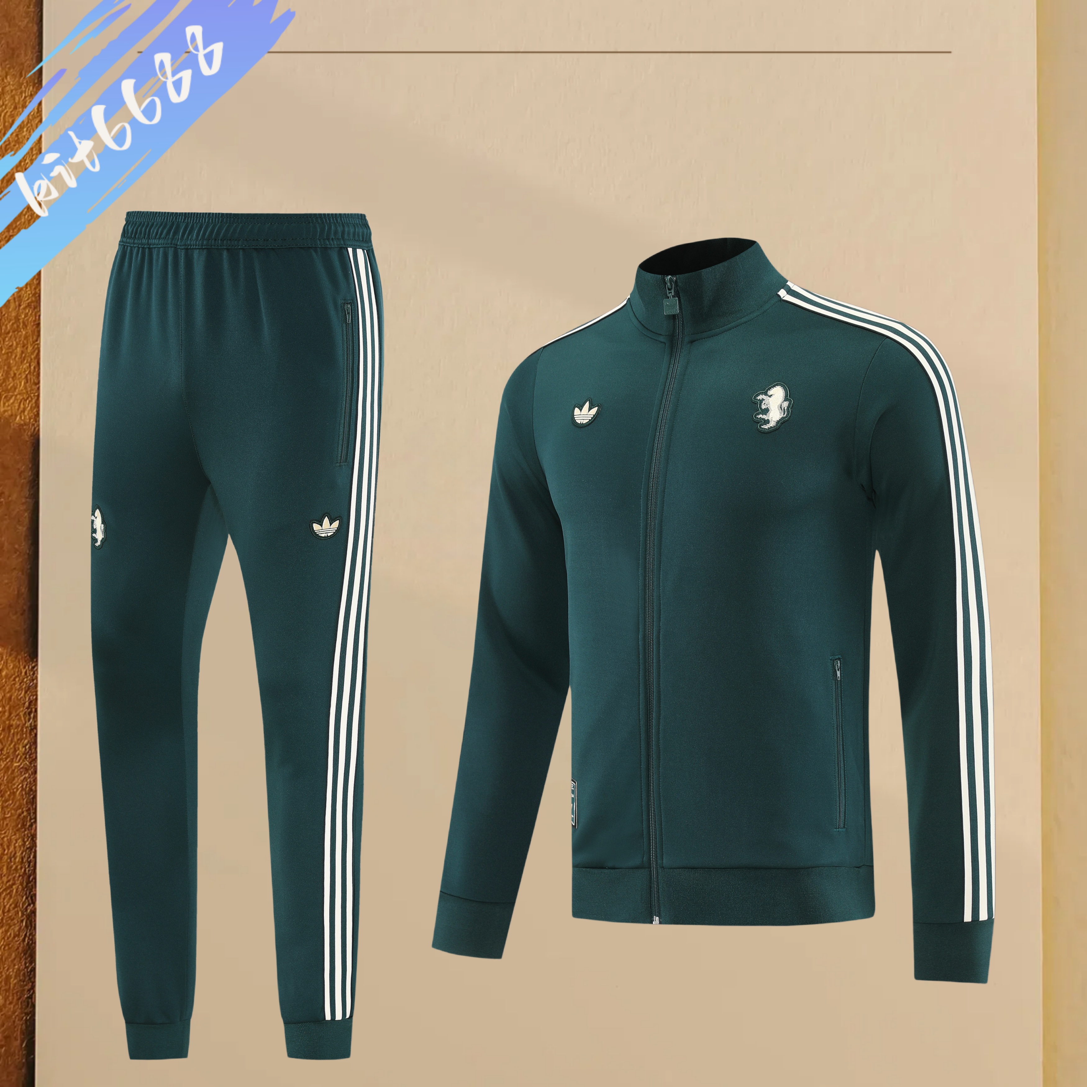 25/26 Juventus Full Zipper Training Suit (Adult Set)