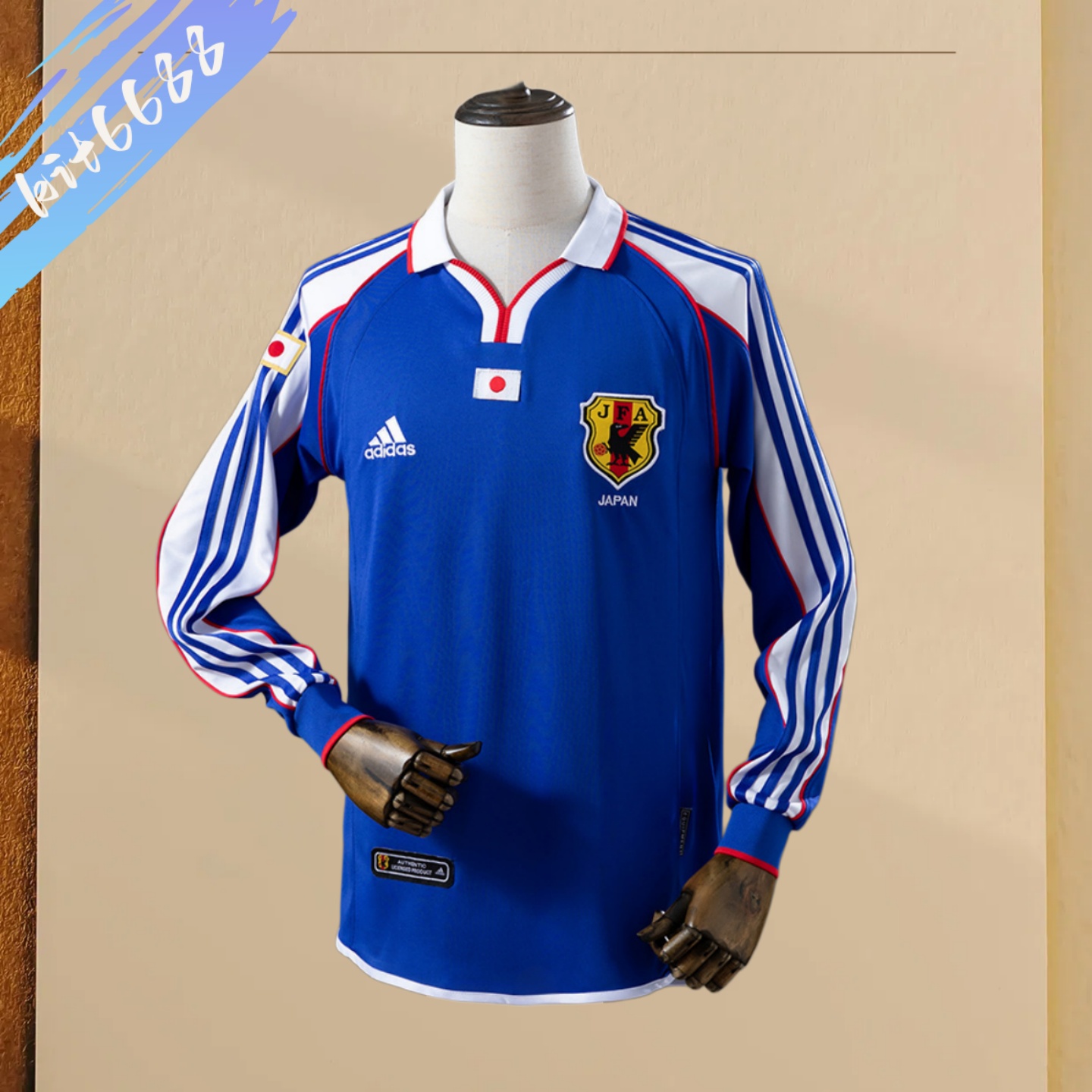 2000 Japan home Long Sleeves Retro Football Shirt