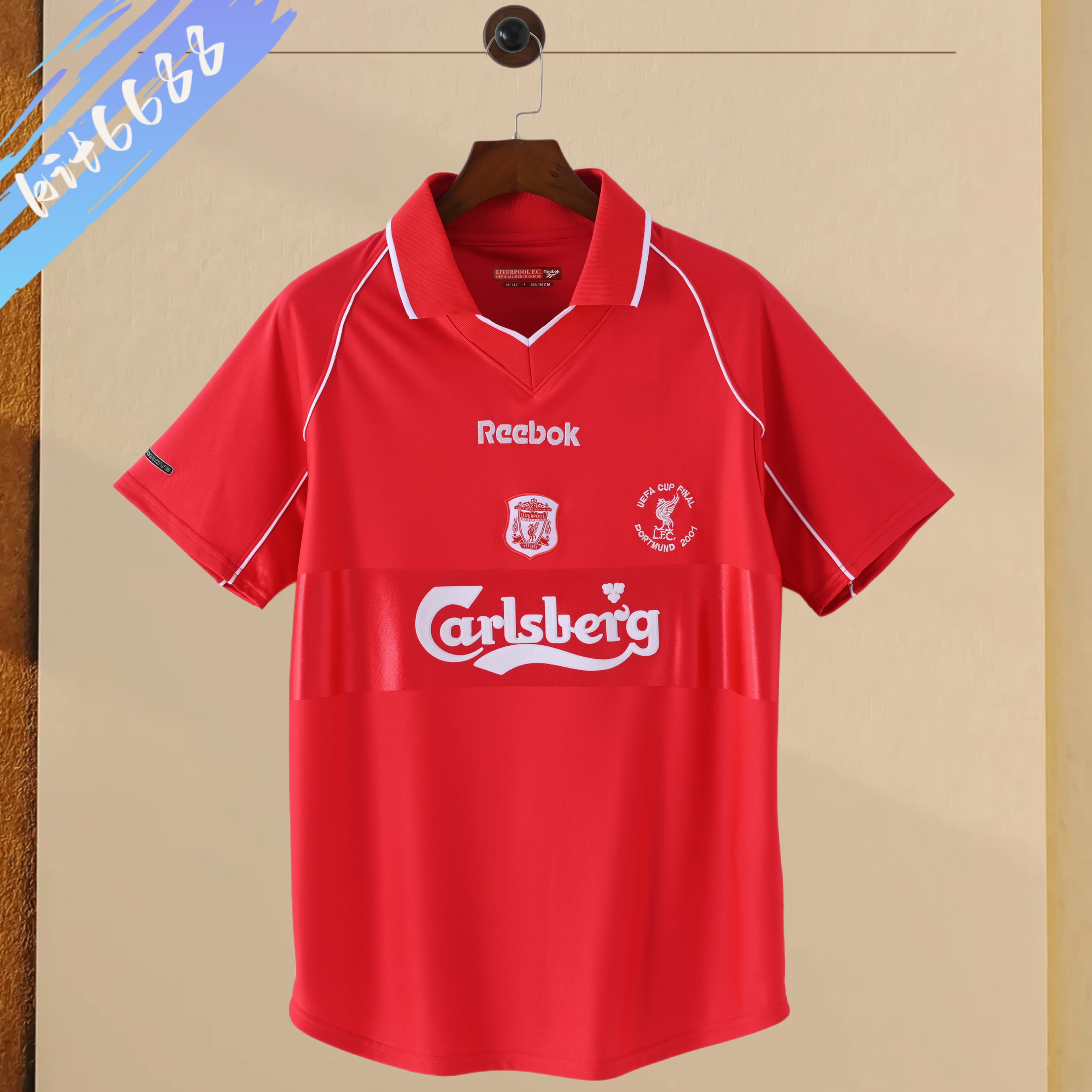 00/01 Liverpool home Retro Football Shirt