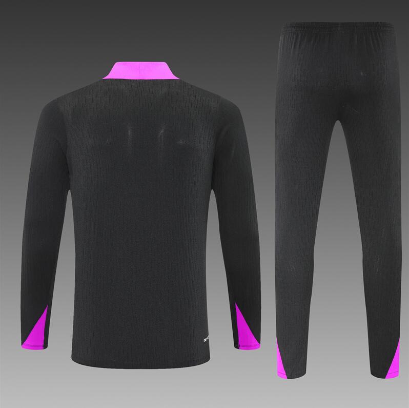 2025/2026 England Black Half Zip Training Kit -  (Adult Kids Kit)