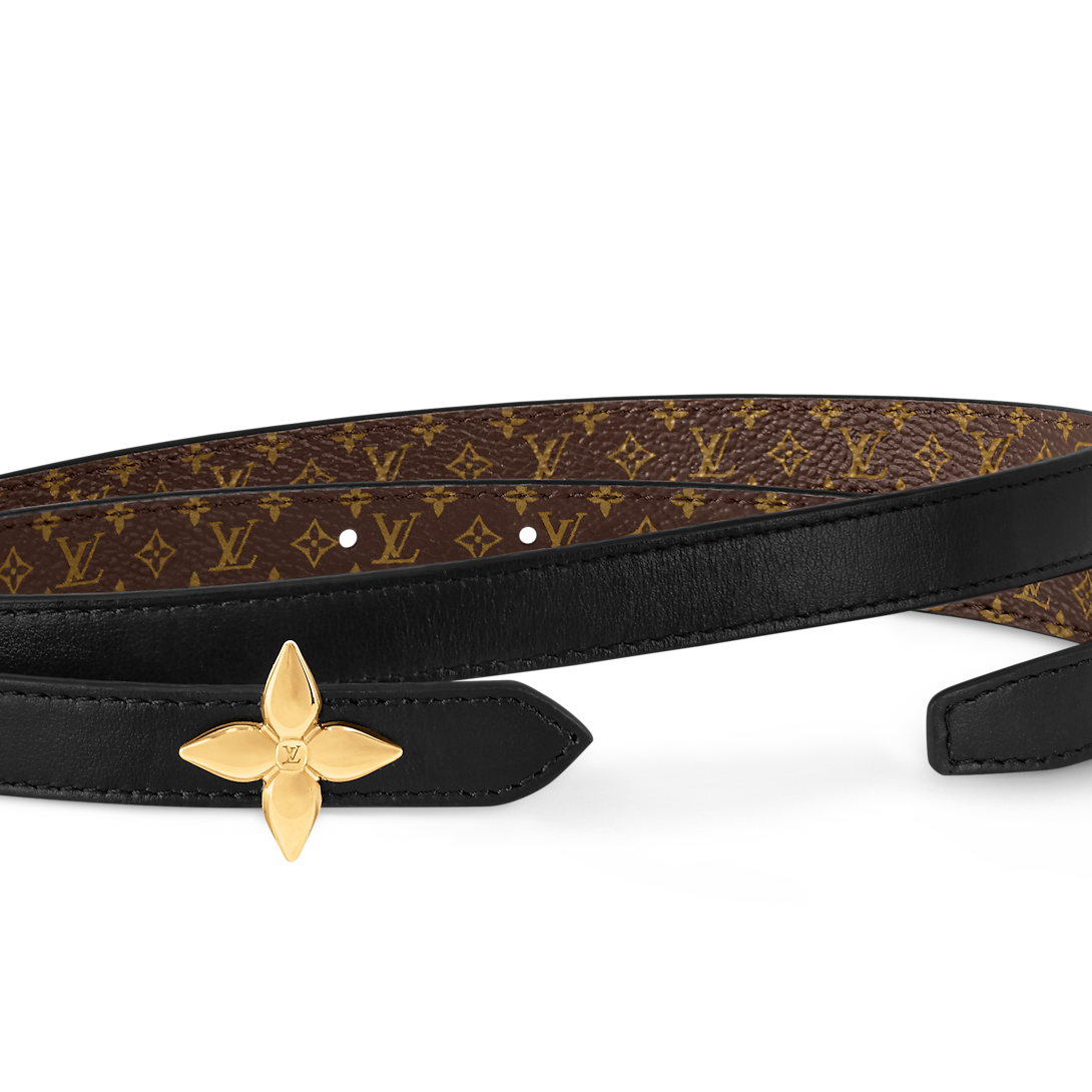 LV Mini Flowergram15mm Reversible Belt M8796W