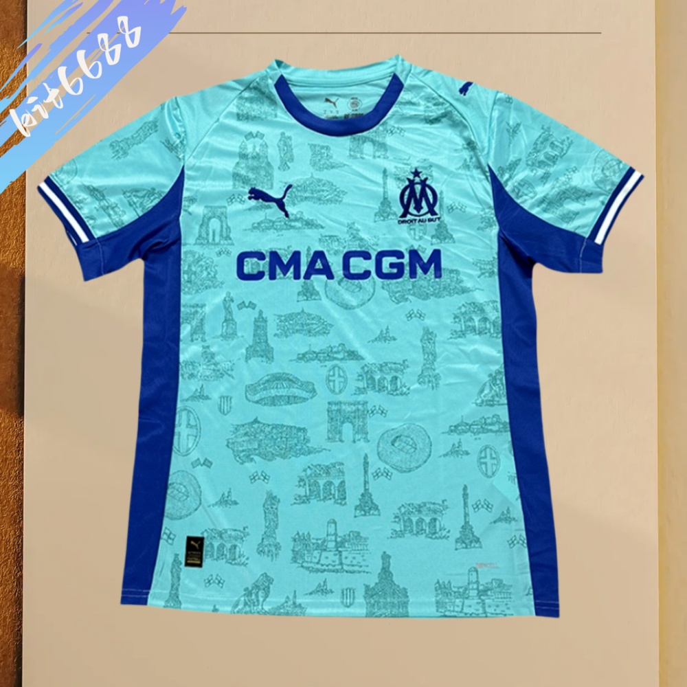 2025/2026 Marseille Fourth Football Shirt（Fan Edition）