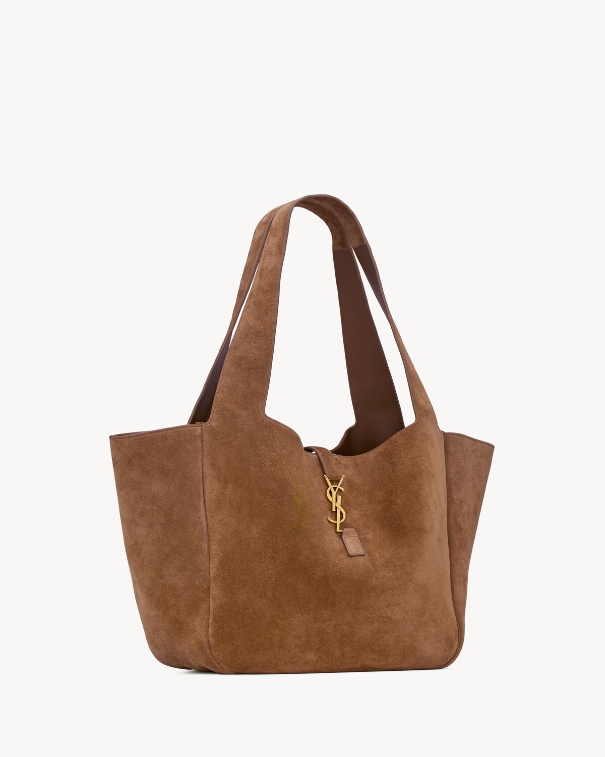 le 5 à 7 bea in suede CARAMEL COGNAC