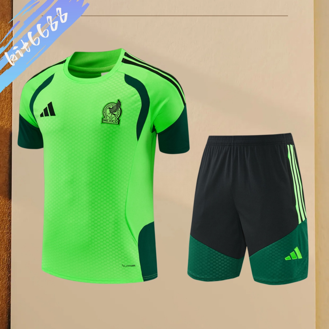 25/26 Mexico Short Sleeve Training Wear ( Adult kit Kids )