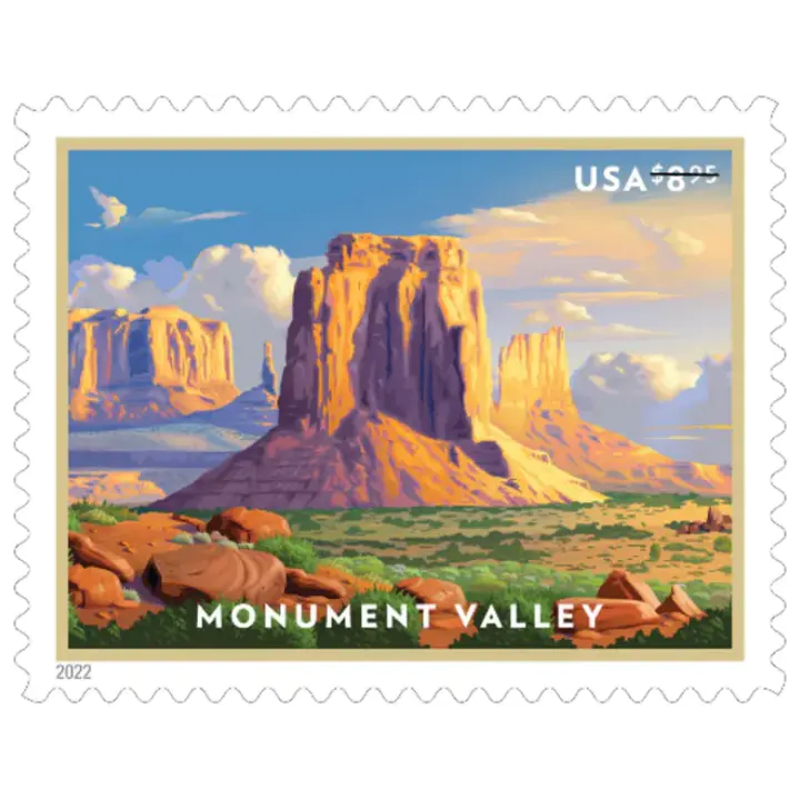 🎁[ Postage for one stamp: $8.95]Monument Valley