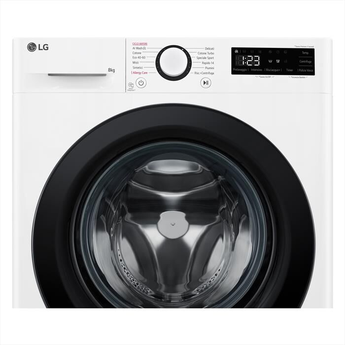 LG - Lavatrice AI DD R3 F2R3S08NSWB 8kg Classe A-Bianco