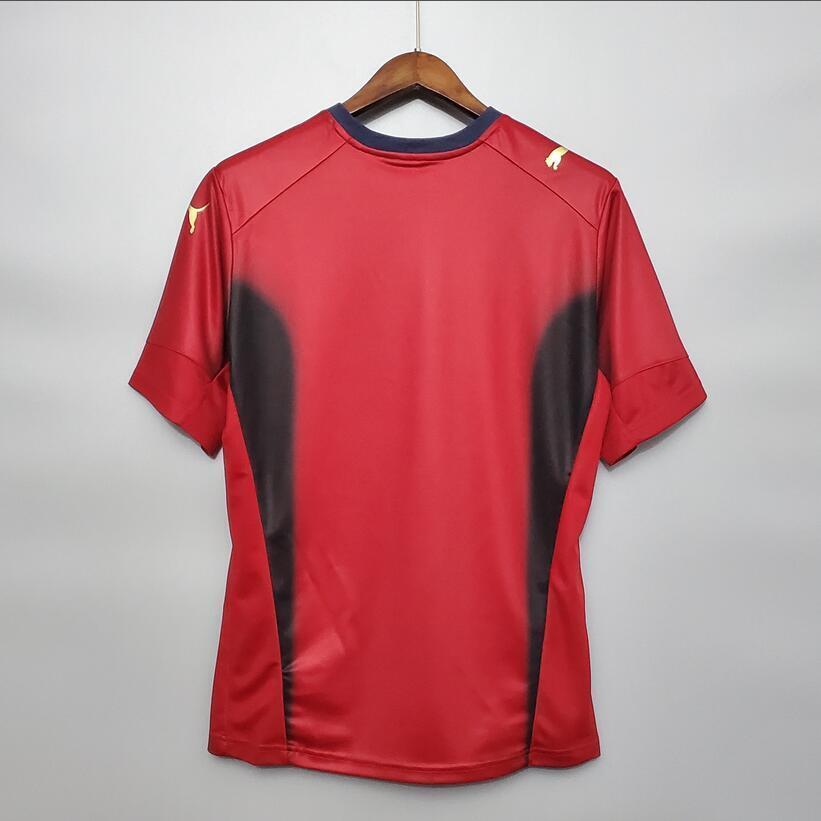 2006 Italy Red  Retro Football Shirt