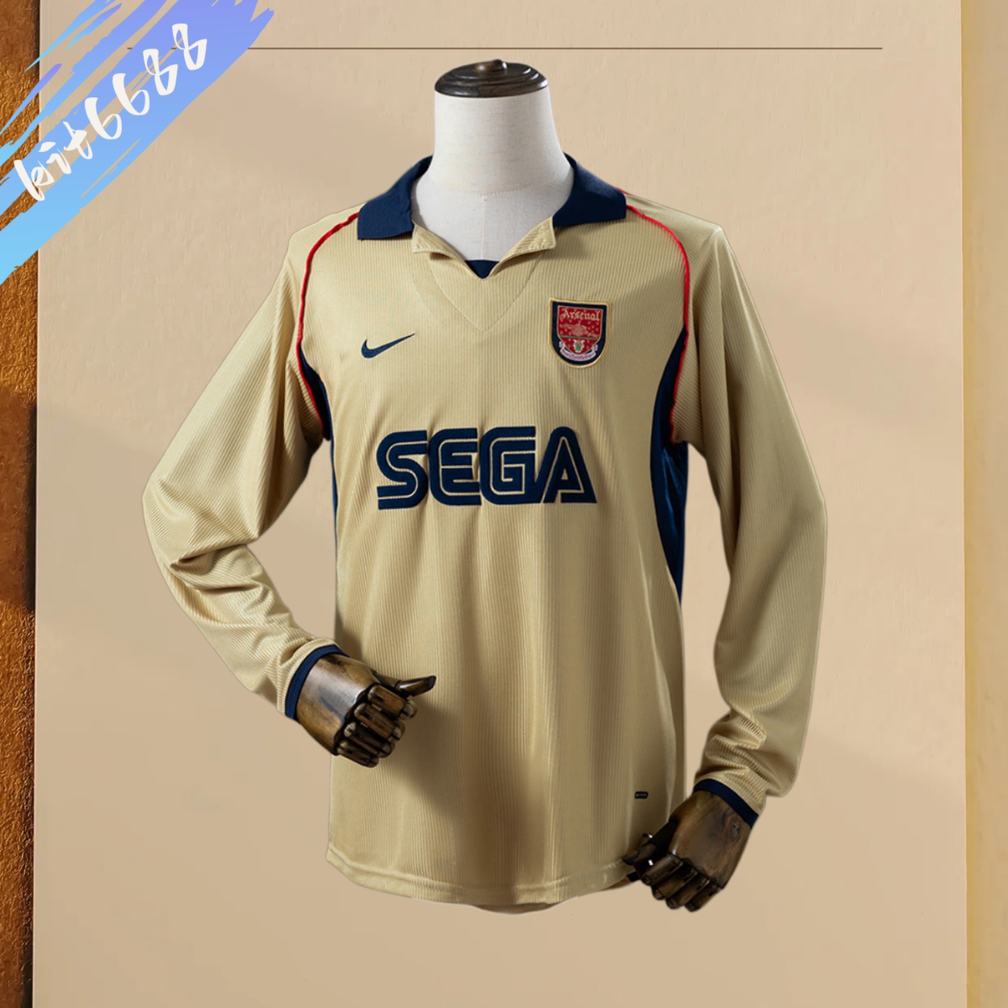01/02 Arsenal Away Retro Long Sleeve Football Shirt