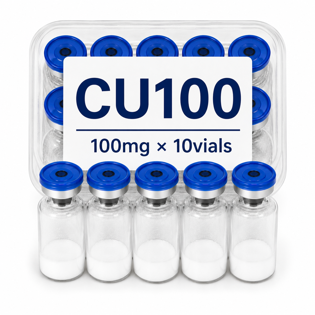 CU100（GHK-Cu (Copper Peptide)）100mg×10vials