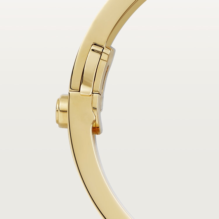 LOVE bracelet, classic model, paved 18K yellow gold 6.7 mm