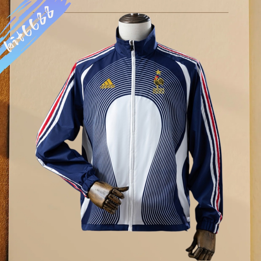 05/06 France Retro Windbreaker -  Blue