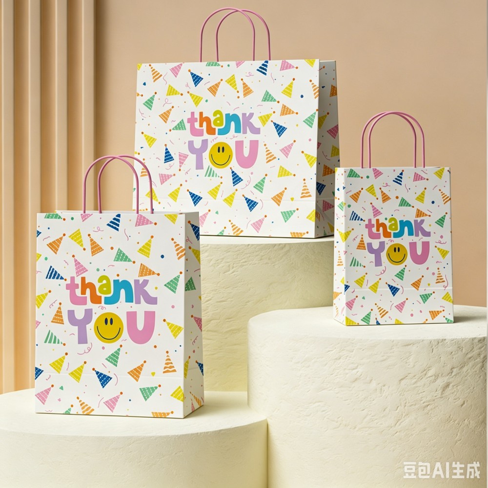 Custom Luxury Gift Bag, Thick White Card Shopping Bag, High End Business Gift Bag, Premium Custom Corporate Packaging Bag For Bulk Wholesale