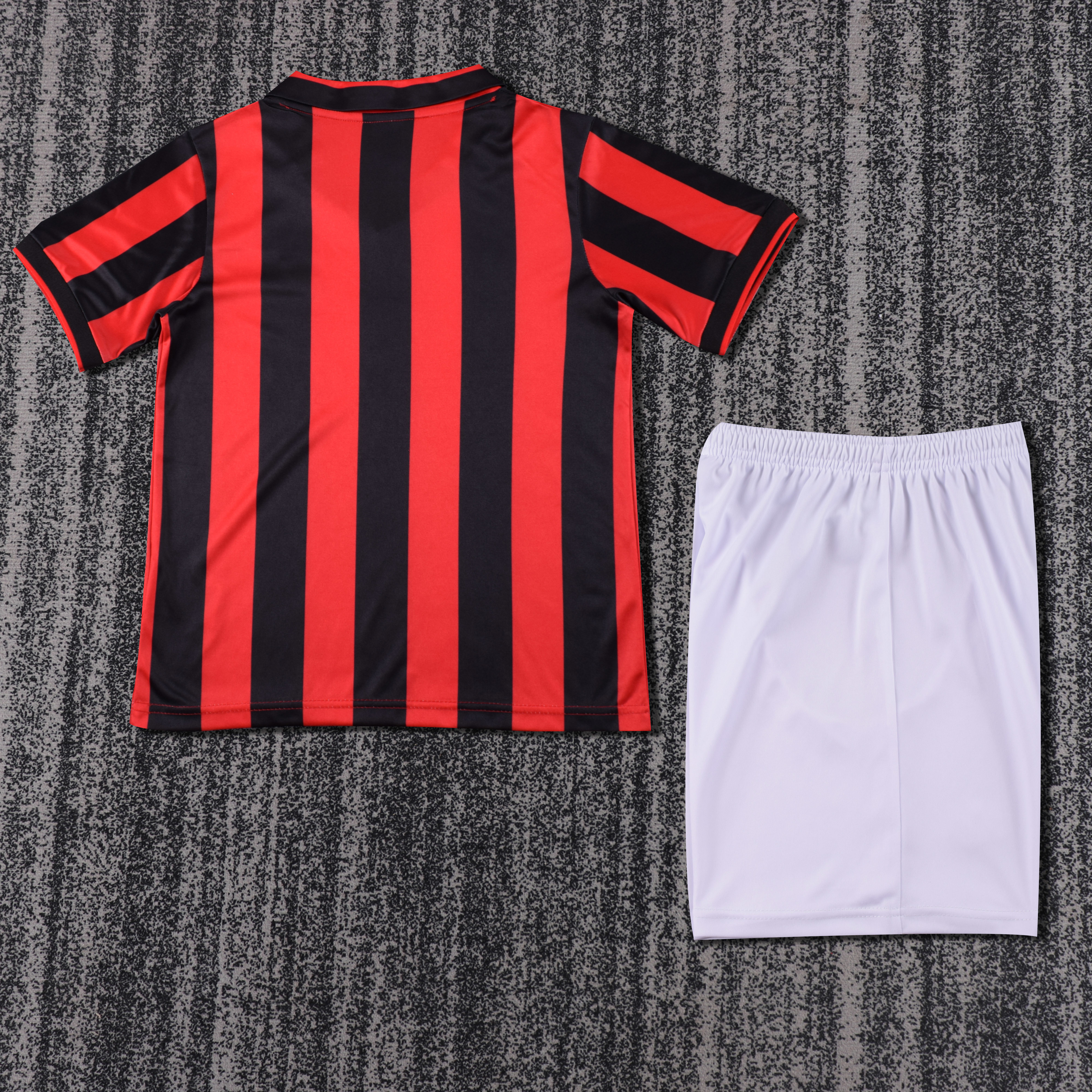 1990/1991 AC Milan Home Retro Football Jersey (Kids Kit)