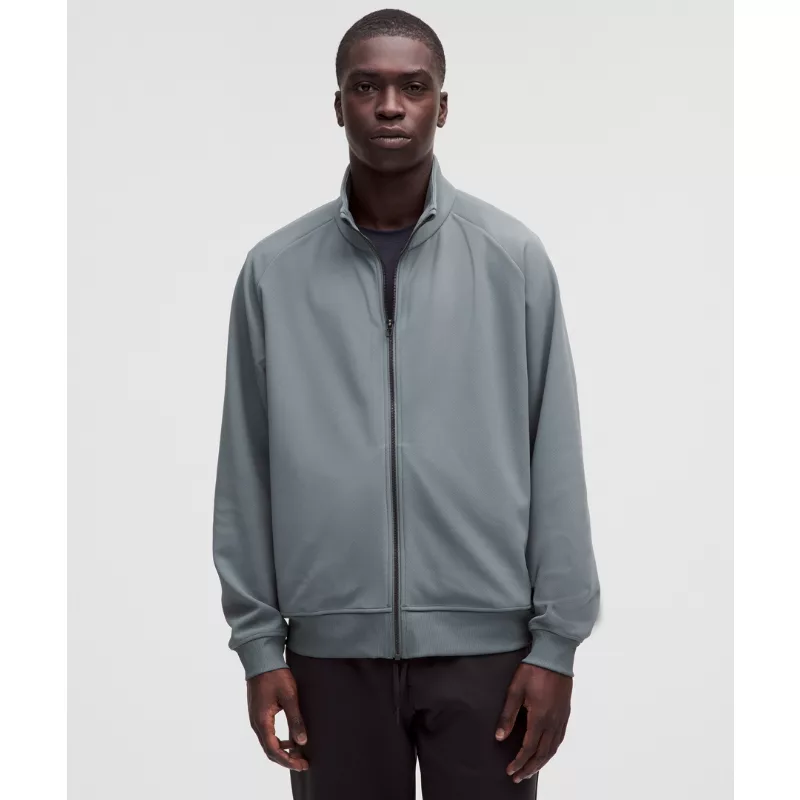 Relaxed-Fit Smooth Twill Track Jacket