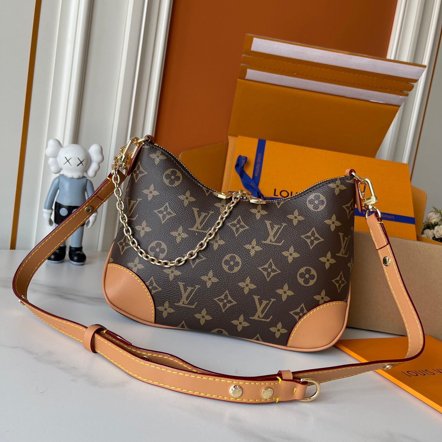LV Monogram Black Odeon Small Handbag