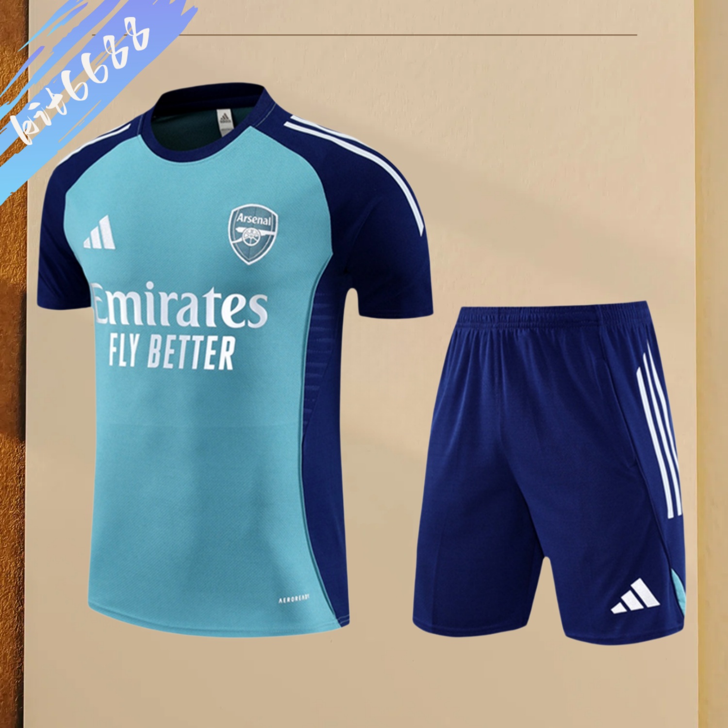 2025/2026 Arsenal Adult Short Sleeve Training Wear (Adult Kids Kit)