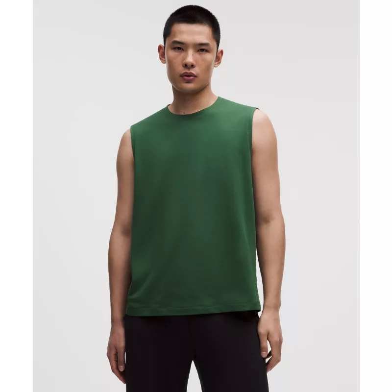 Mesh Soft Jersey Sleeveless Tank Top