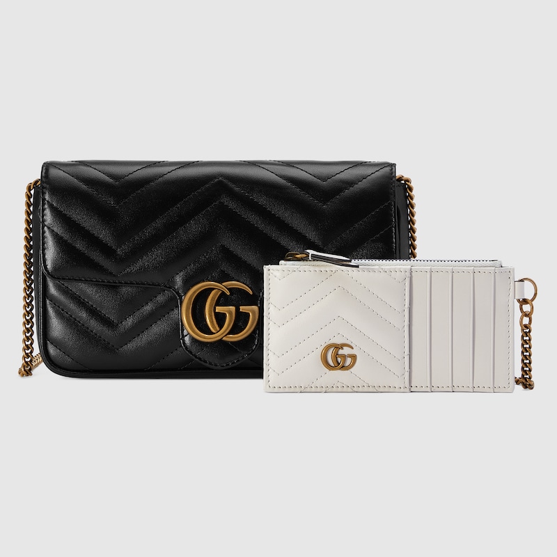 GG Marmont small shoulder bag Black
