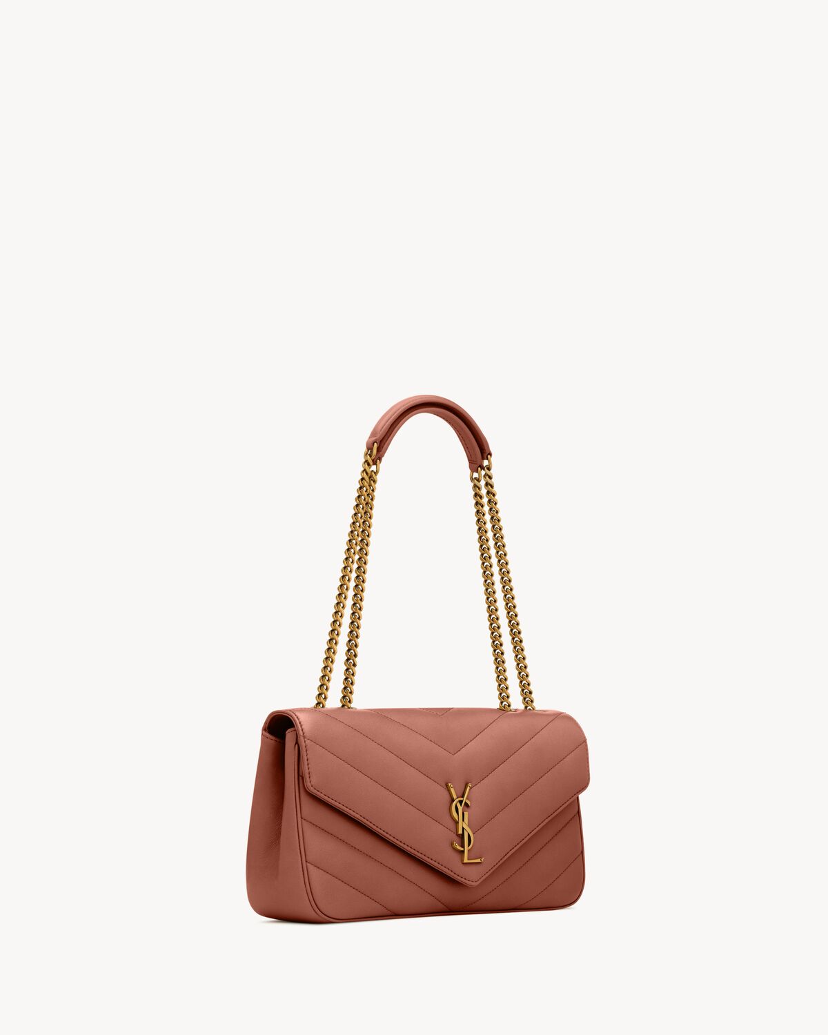 loulou medium in matelassé lambskin HORTENSIA