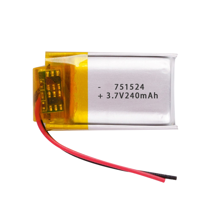 Pouch Lithium Ion Batteries 702535 751524 3.7v 600mAh 240mAh