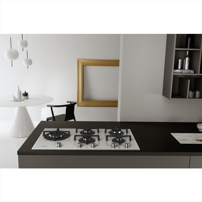 WHIRLPOOL - Piano cottura a gas ELEMENTS GOA 9523/WH 86cm-Bianco