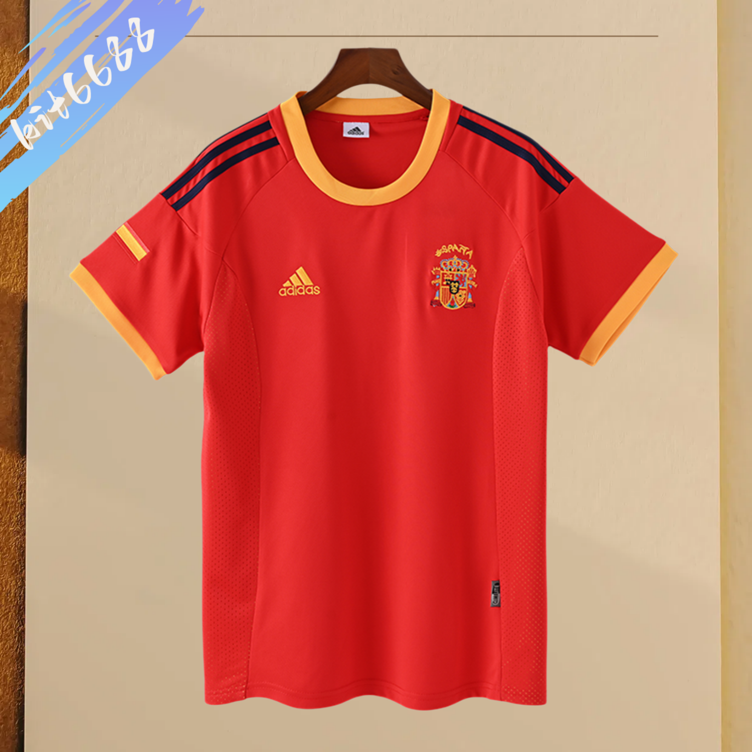 2002 Spain Home Retro Football Shirt