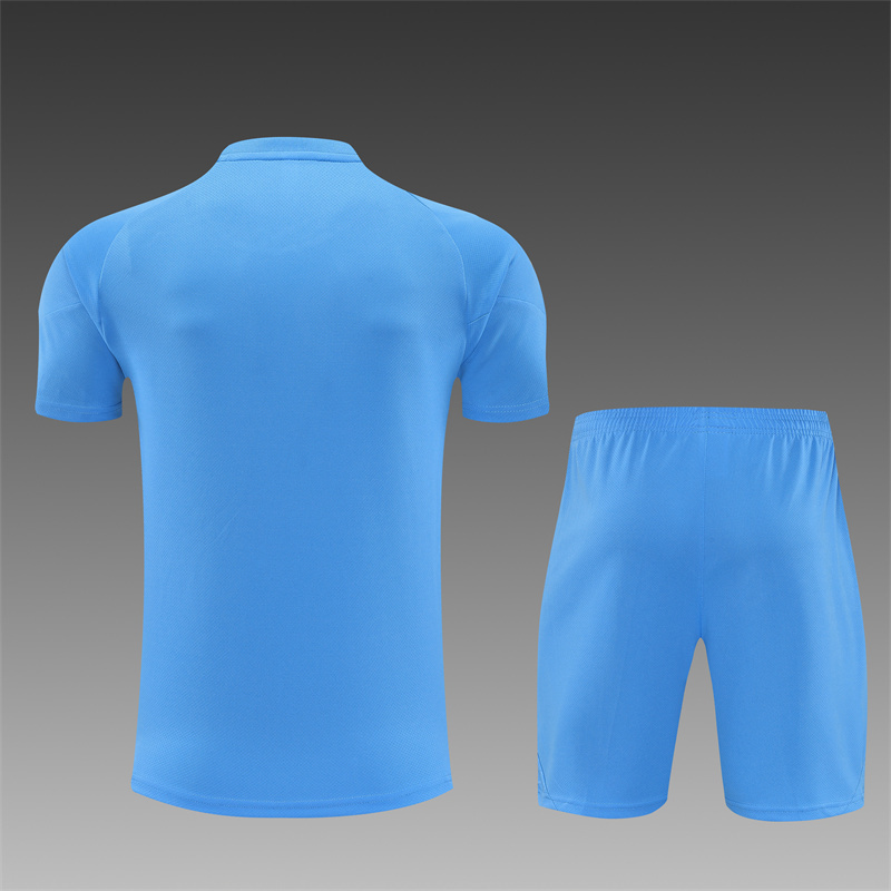 25/26 Real Madrid light blue Short Sleeve Training Wear ( Adult kit Kids )