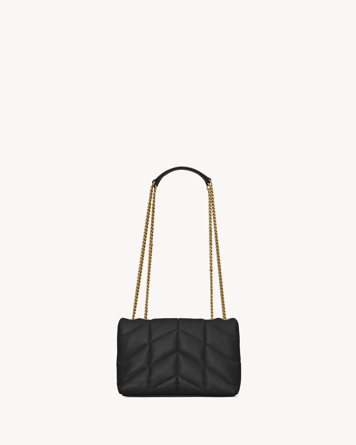 Toy puffer in lambskin NOIR
