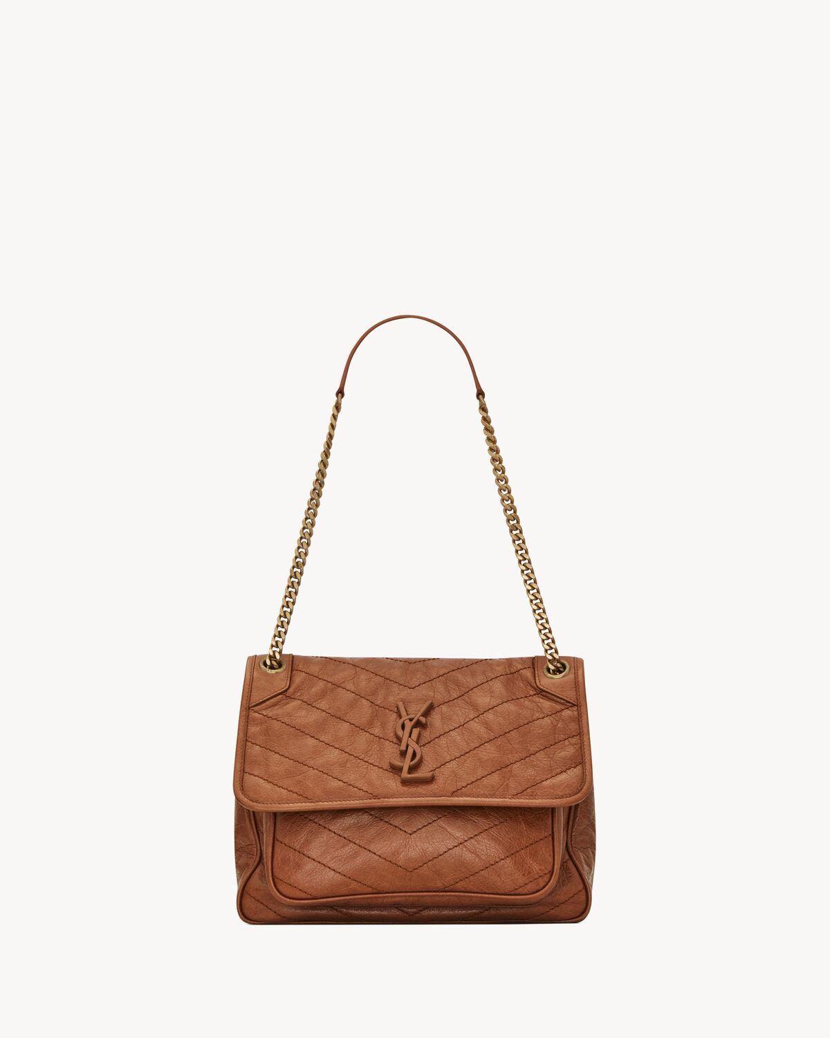 niki medium in vintage leather LIGHT CARAMEL