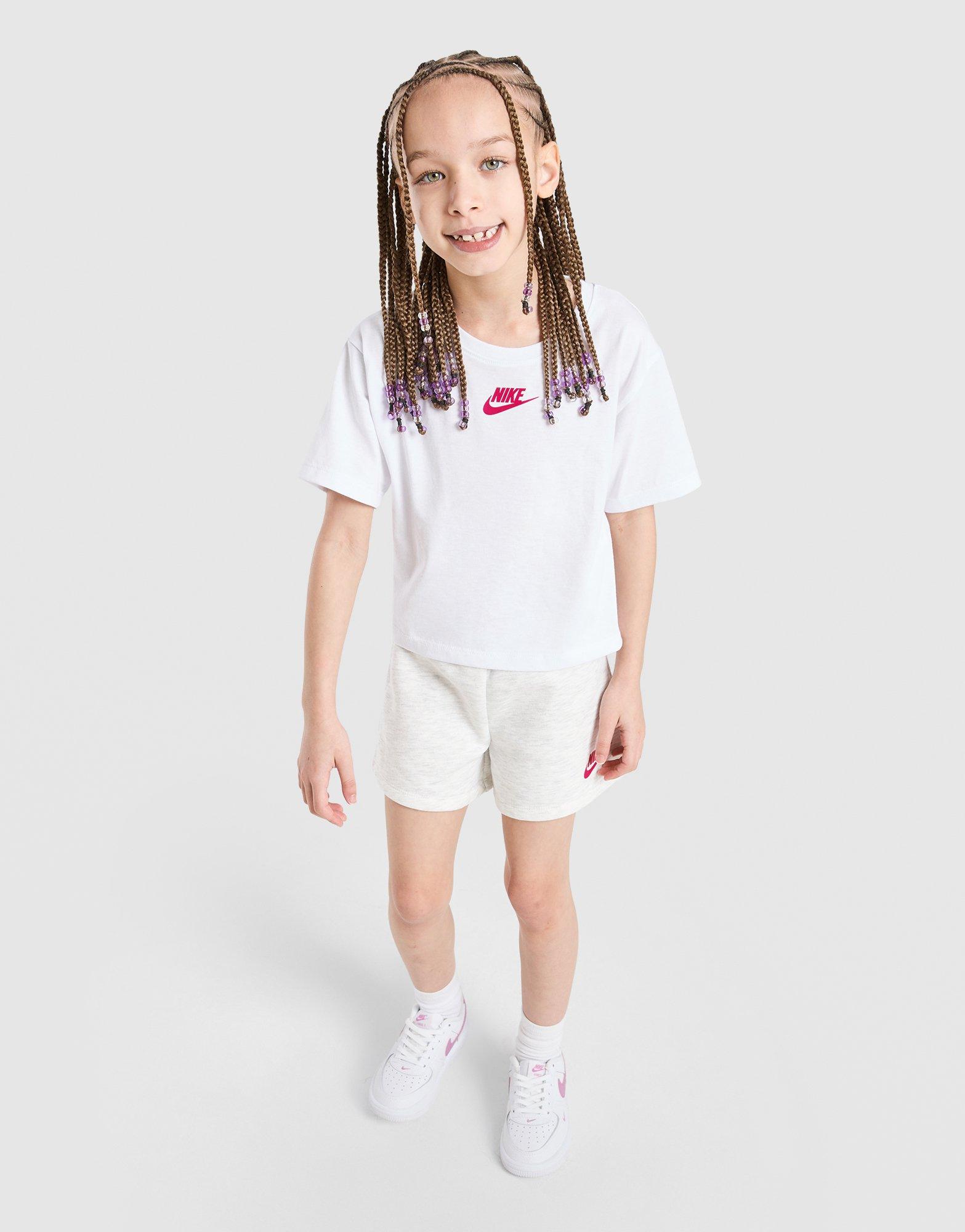 Nike Girls' Repeat T-Shirt/Shorts Set Children