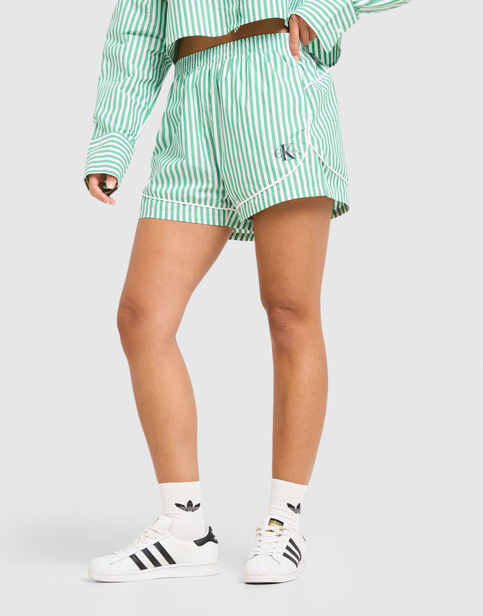 Calvin Klein Striped Poplin Shorts
