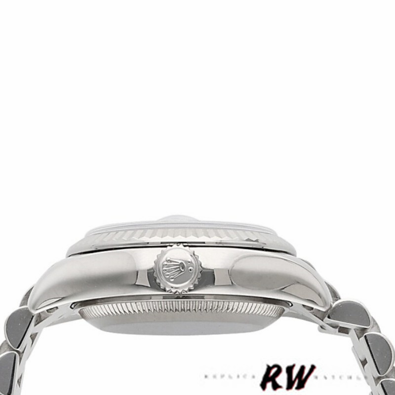 Rolex Datejust 179179 White Roman Numeral Dial Fluted Bezel 26MM Lady Replica Watch