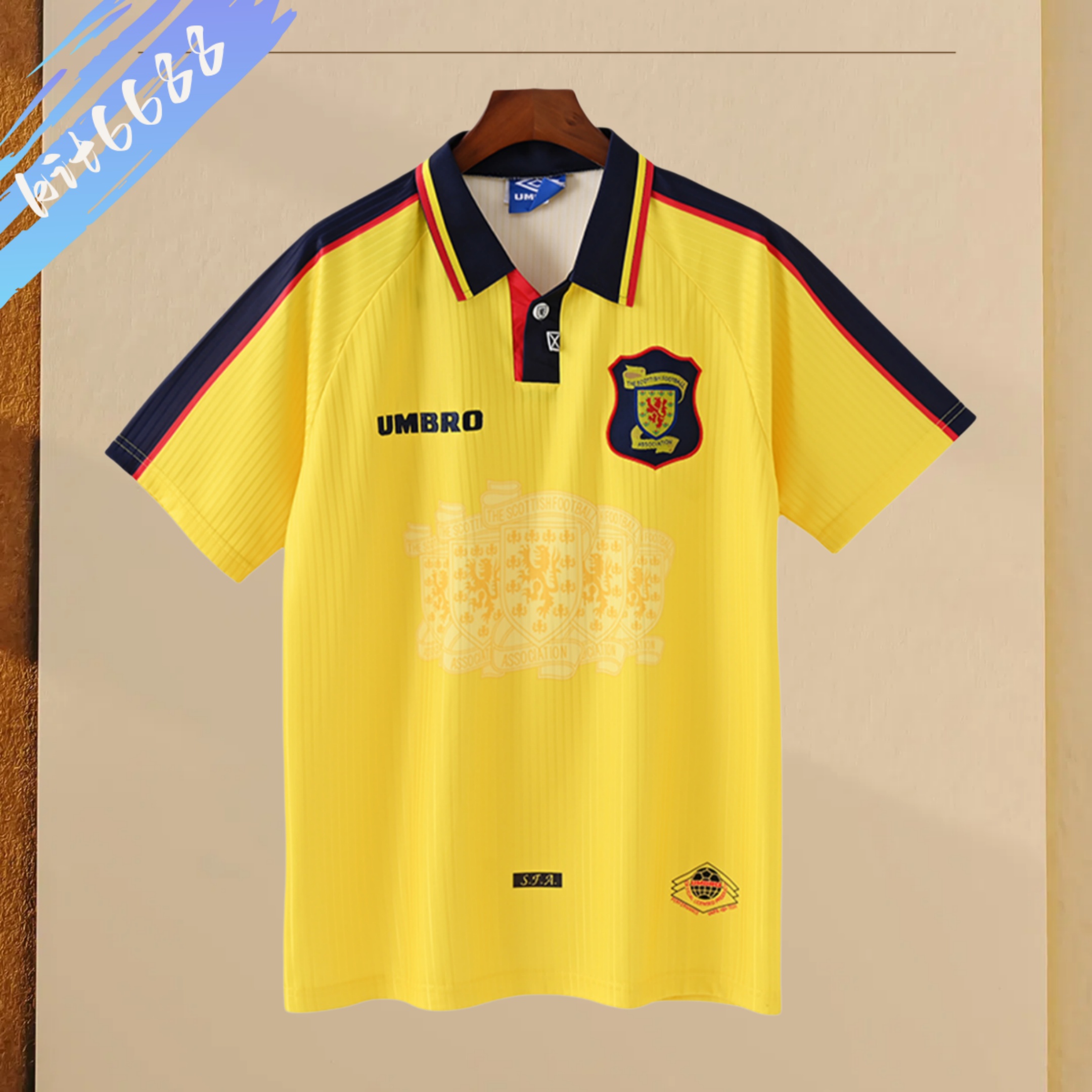 1996/1998 Scotland away football shirt（Retro）