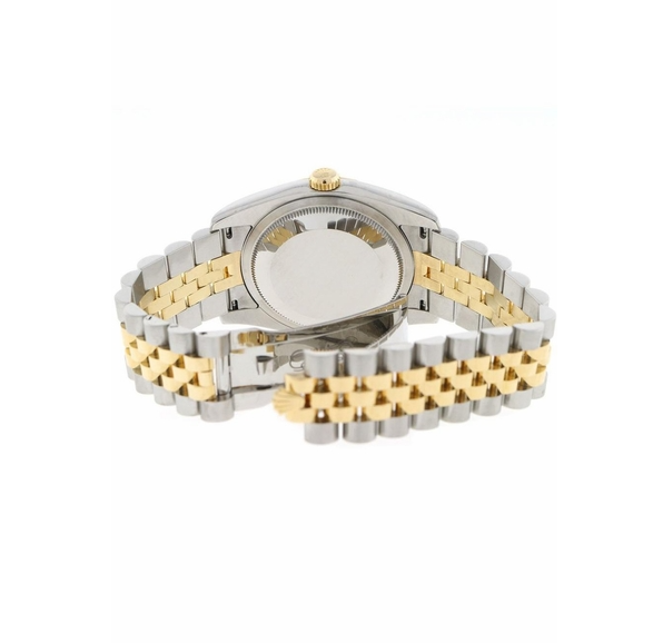 Rolex Datejust 36 Champagne Diamond Dial Watch 116233-0150