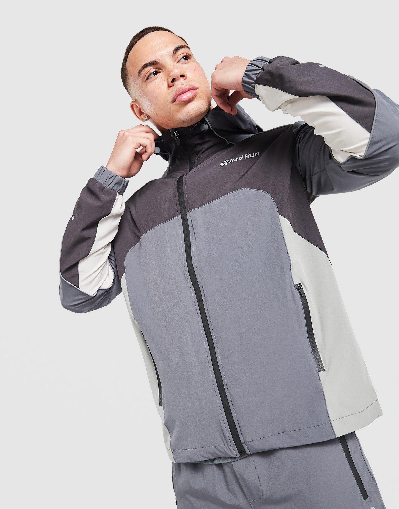 Red Run Activewear Titanium Technical Track Jacket