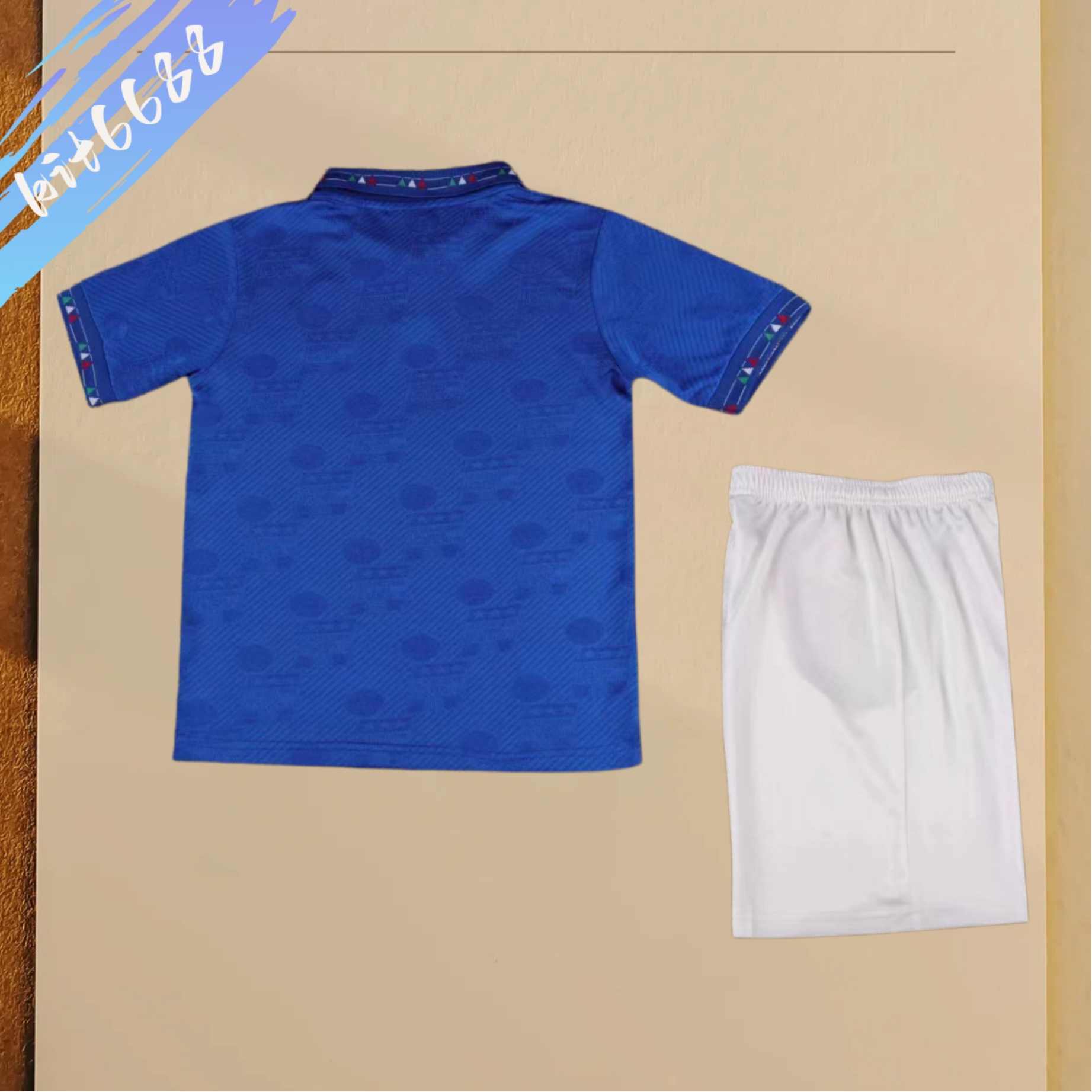 1994 Italy home Retro Football Shirt ( Kids Kit )
