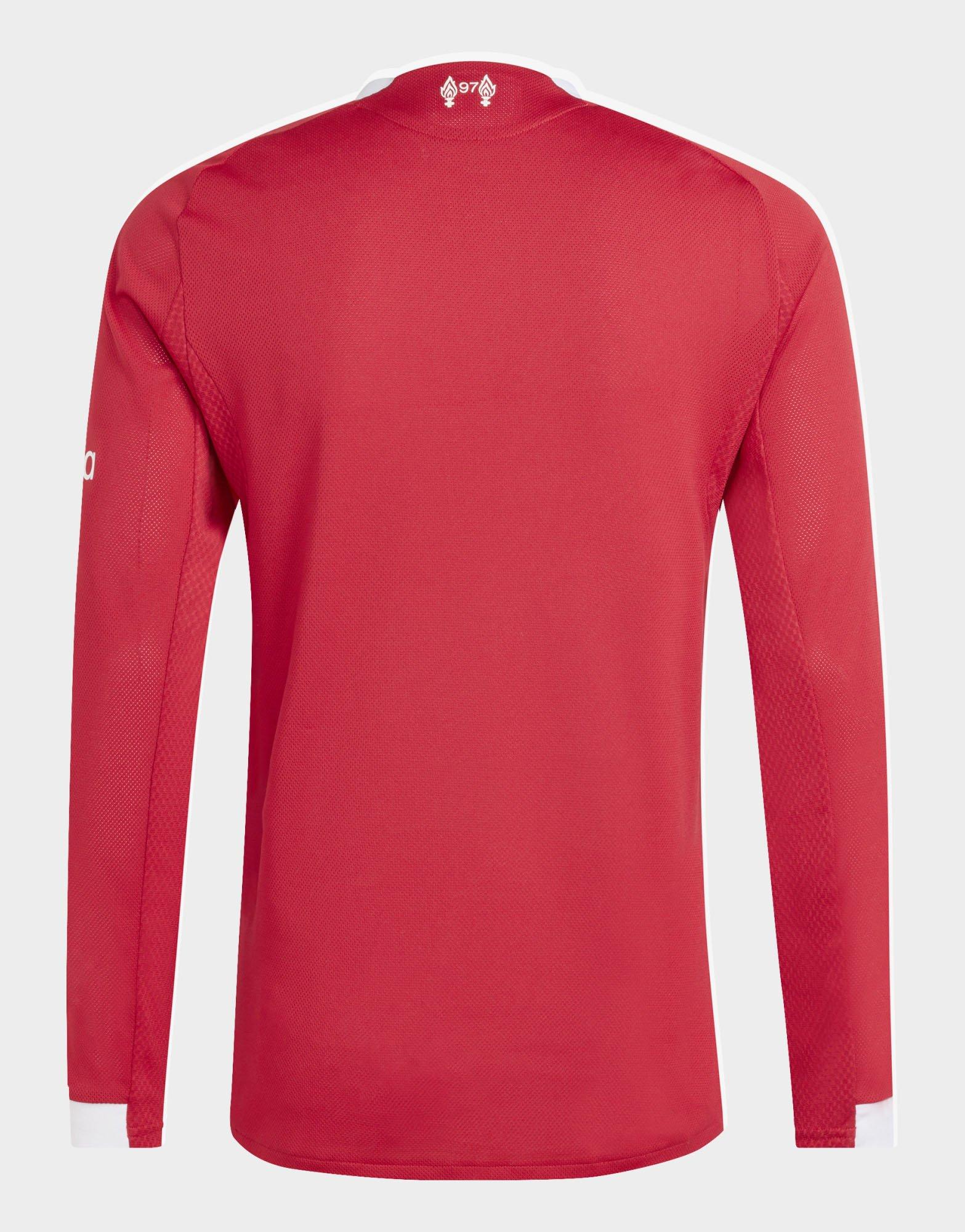 adidas FC Liverpool 25/26 langärmeliges Heimtrikot Authentic