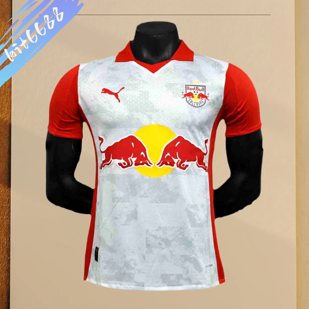 2025/2026 RB Leipzig Red and White Football Shirt (Player Edition)