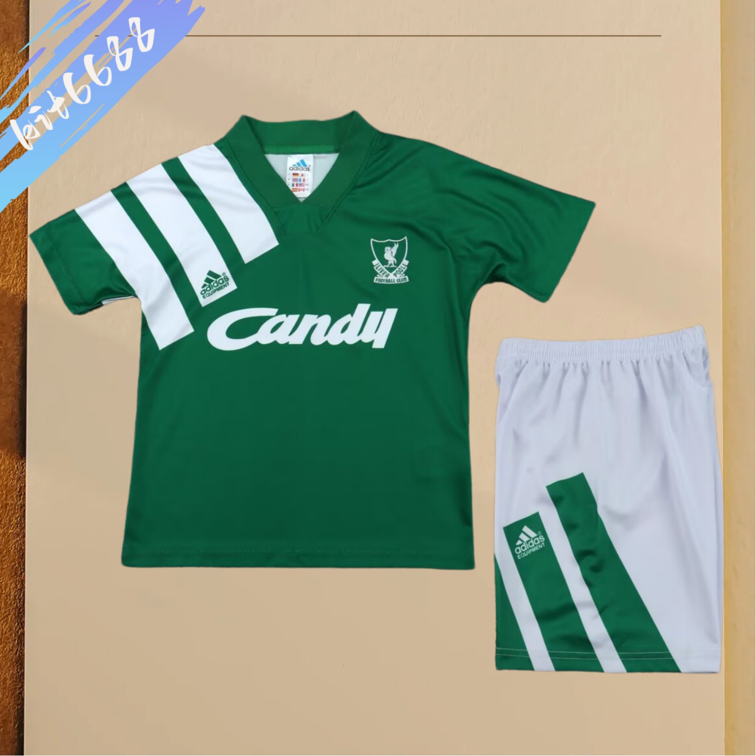 91/92 Liverpool Away Retro Football Shirt (Kids Kit）