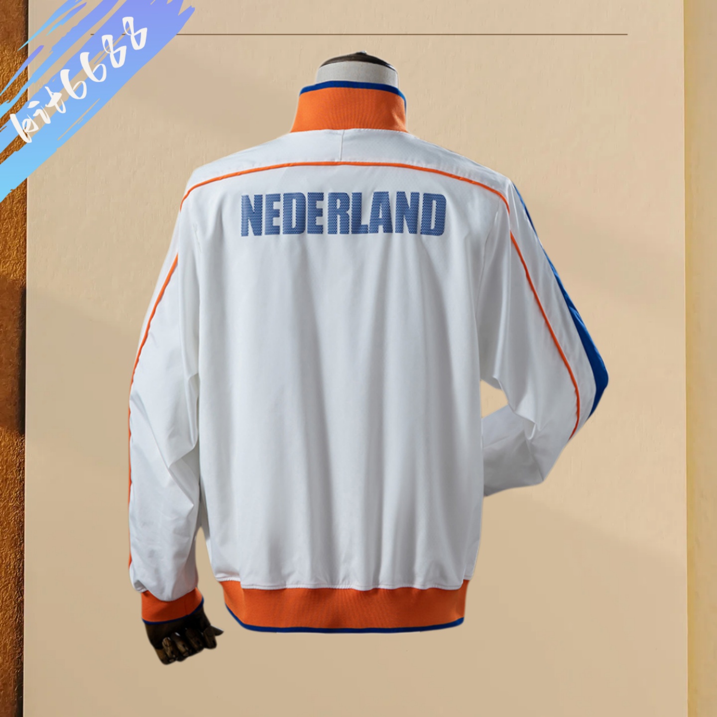 10/11 Netherlands Football Casual Windbreaker